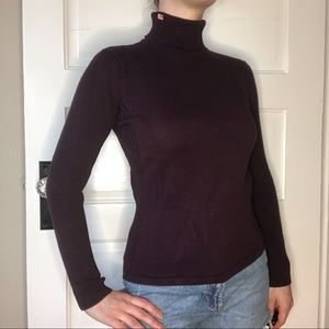 Ralph Lauren purple turtleneck sweater